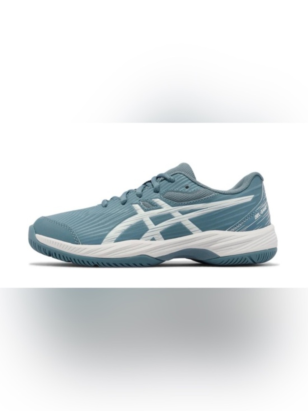ASICS Gel Game 9 Women's 8/big kids 7/EU40 tennis shoes saba blue EUC